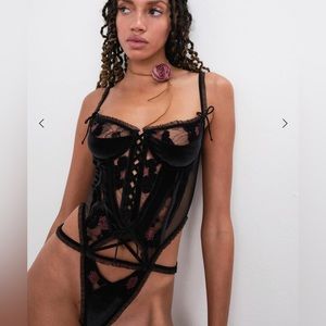 Black For Love and Lemons bodysuit. Size small.